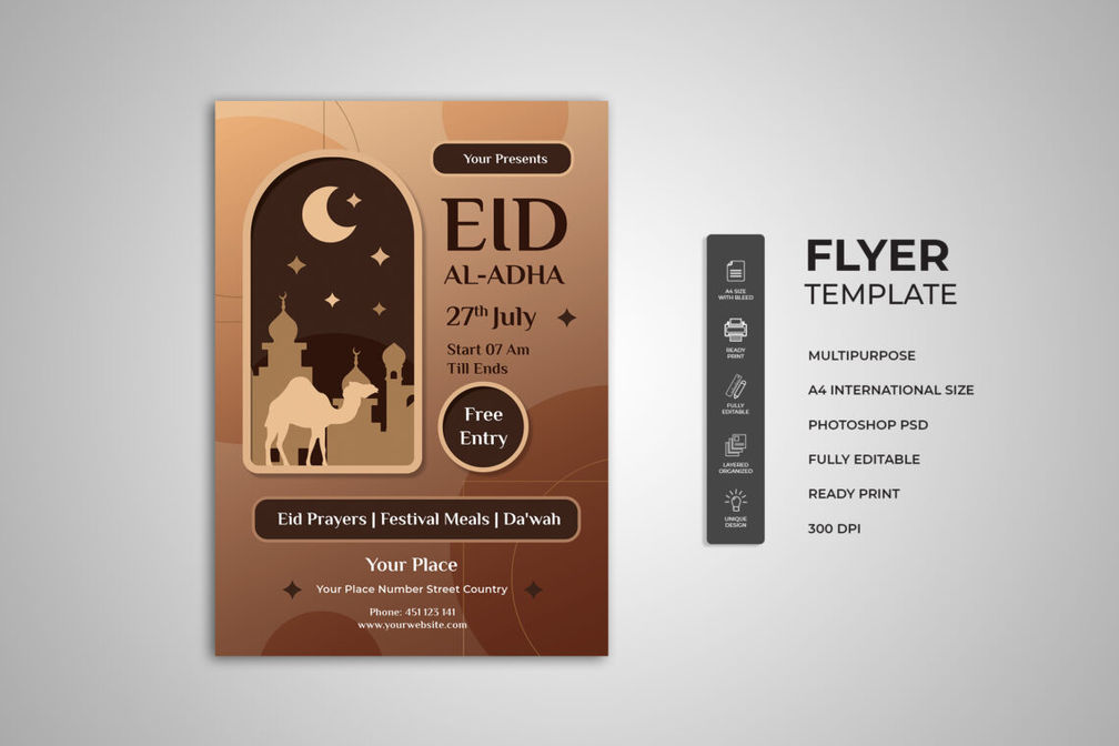 Eid Al-Adha Flyer