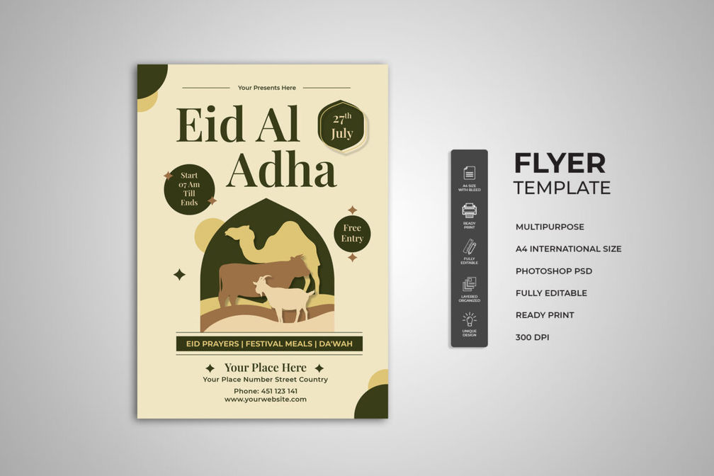 Eid al-Adha Festival Flyer