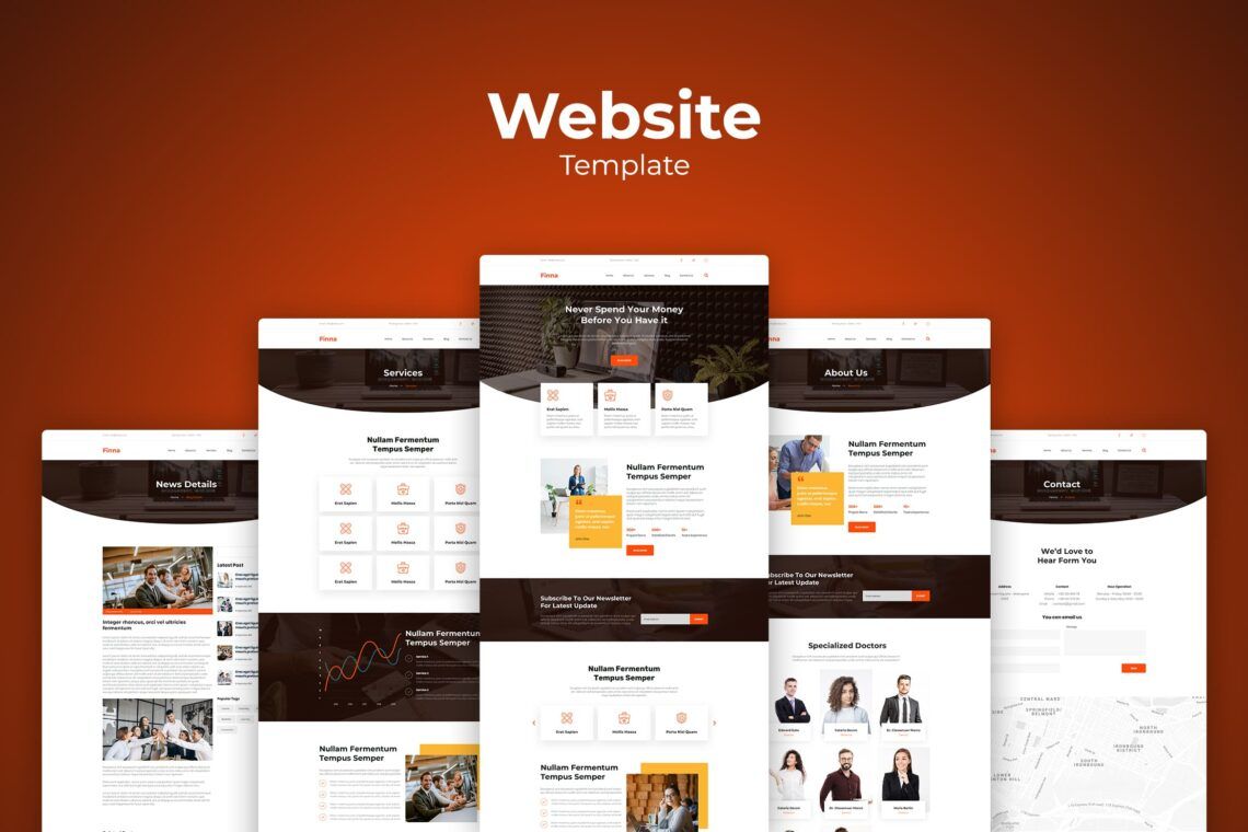 Website Template – Economy Agency