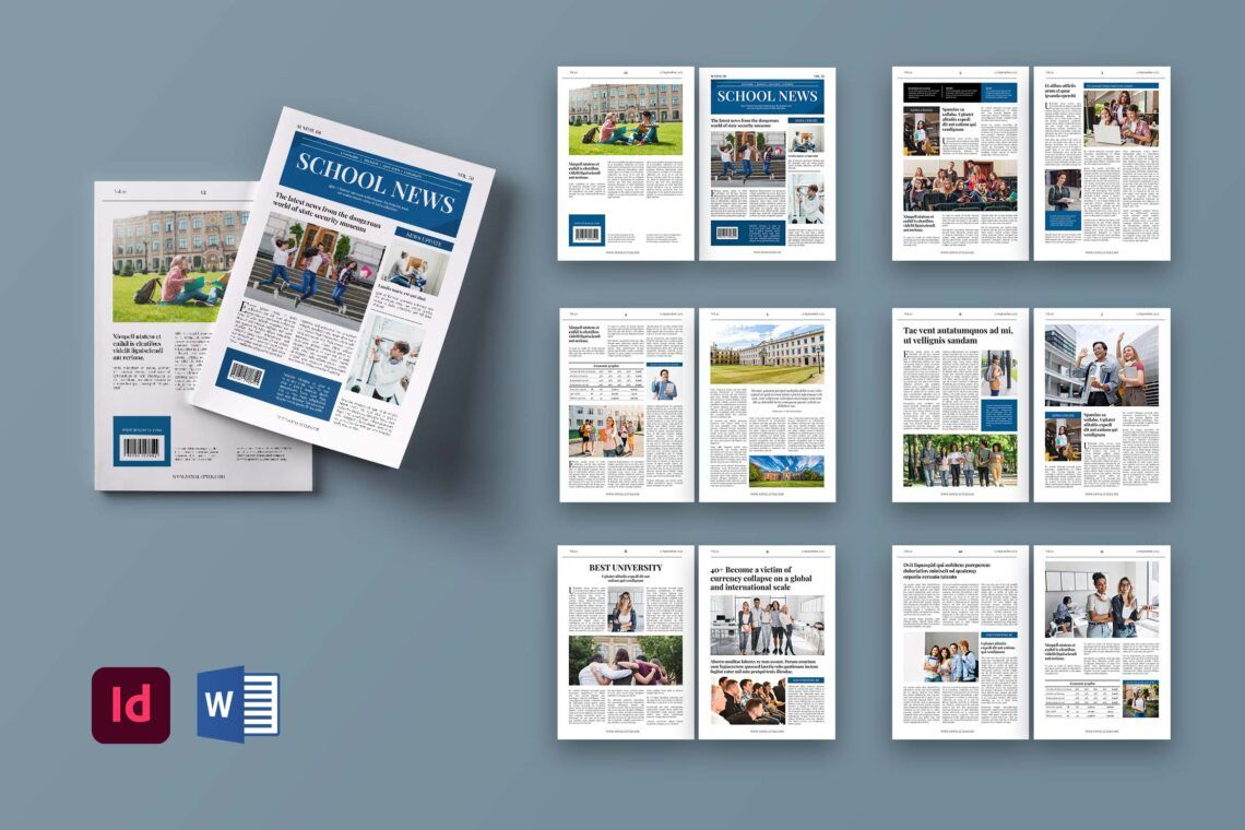 Blue News School Update Newsletter