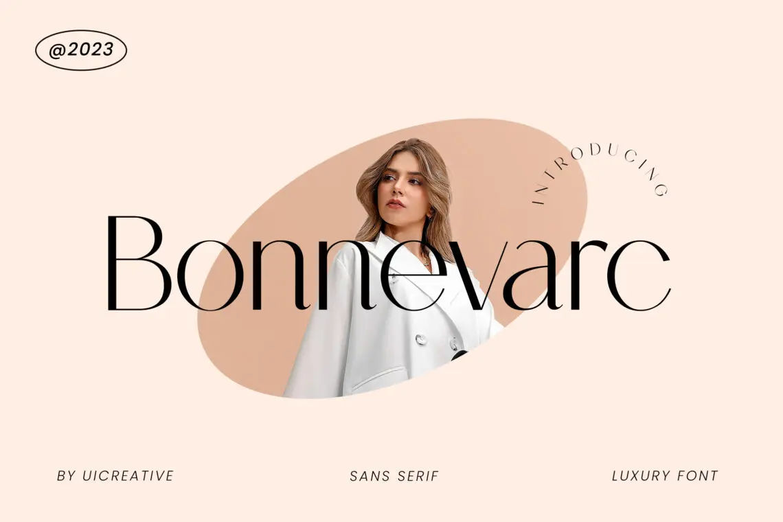 Bonnevarc Luxury Sans Serif Font