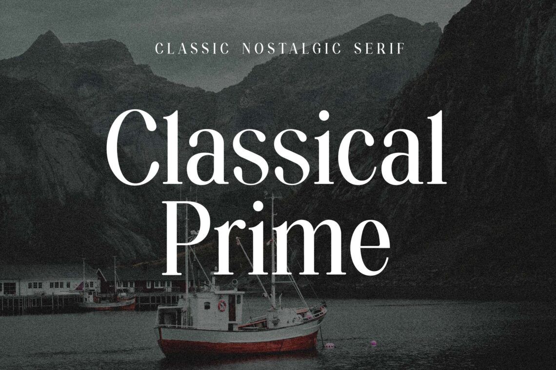 Classical Prime Nostalgic Serif Font
