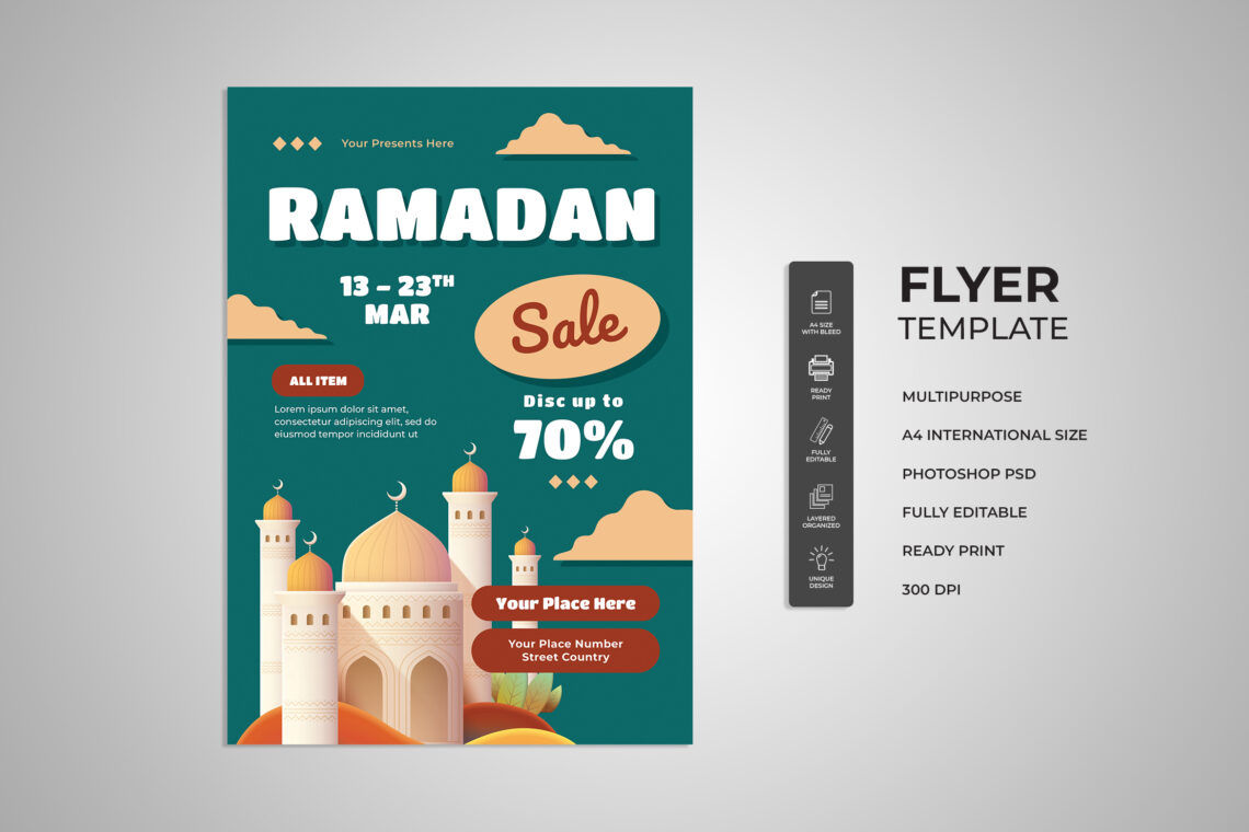 Green Ramadhan Sale Flyer