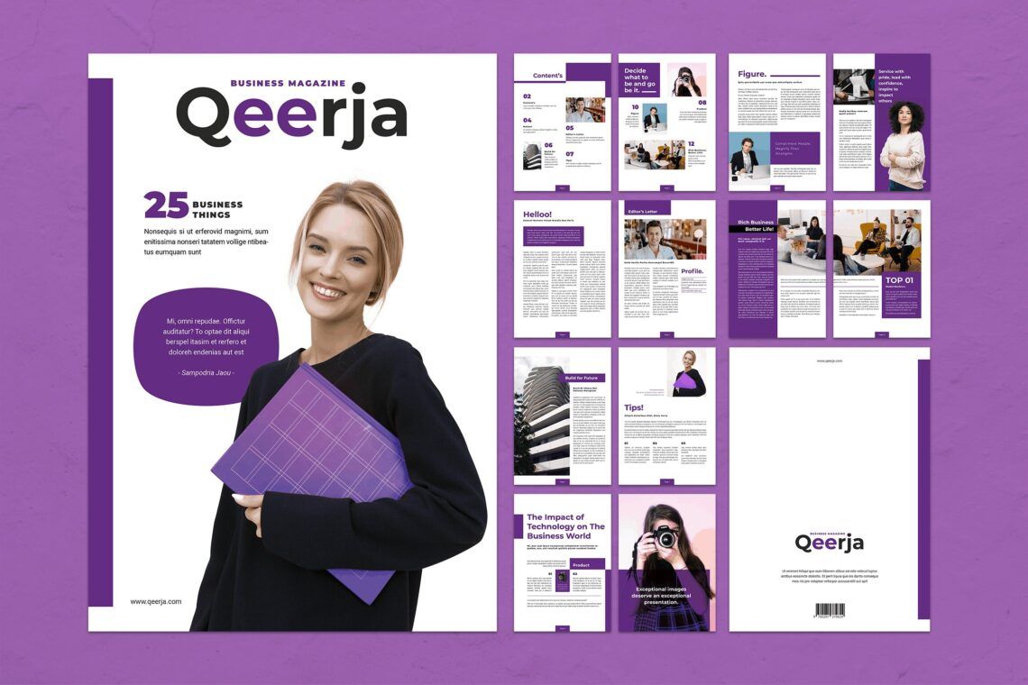 Magazine Template – Business Update