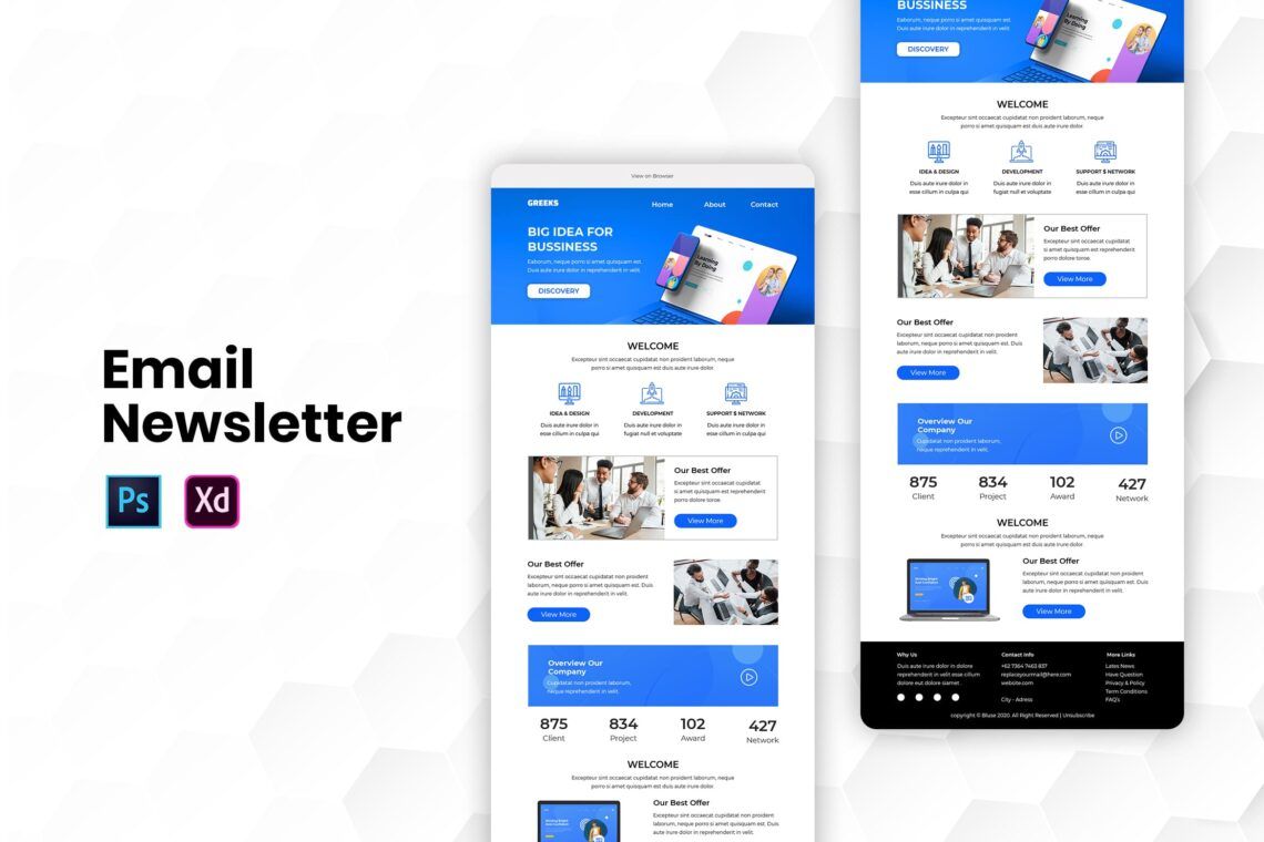 Modern Business – Email Newsletter