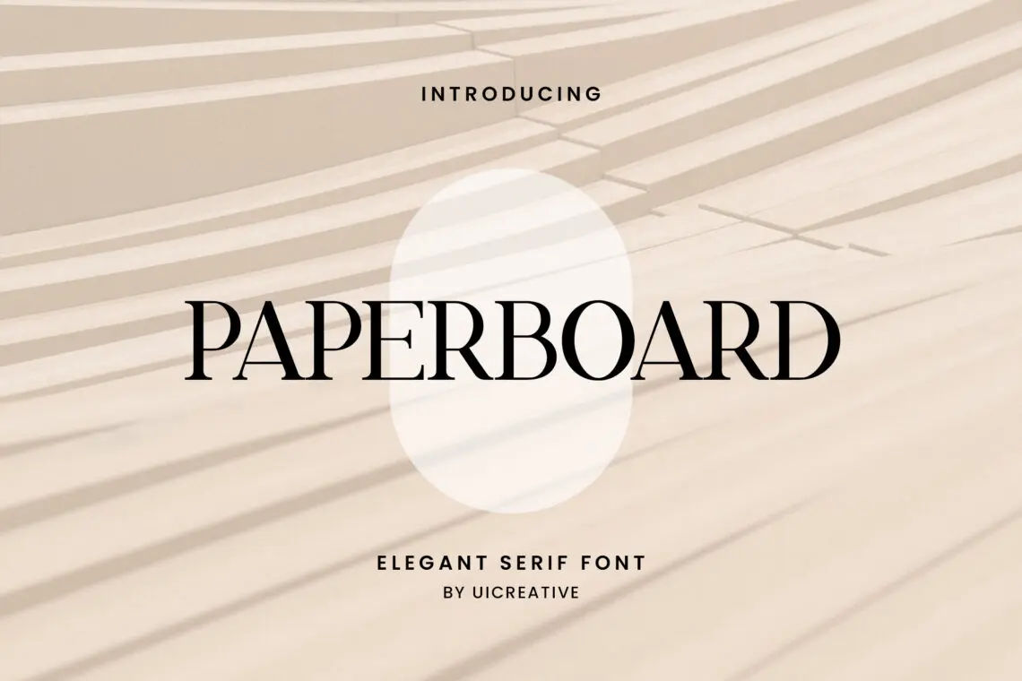 Paperboard Elegant Serif Font