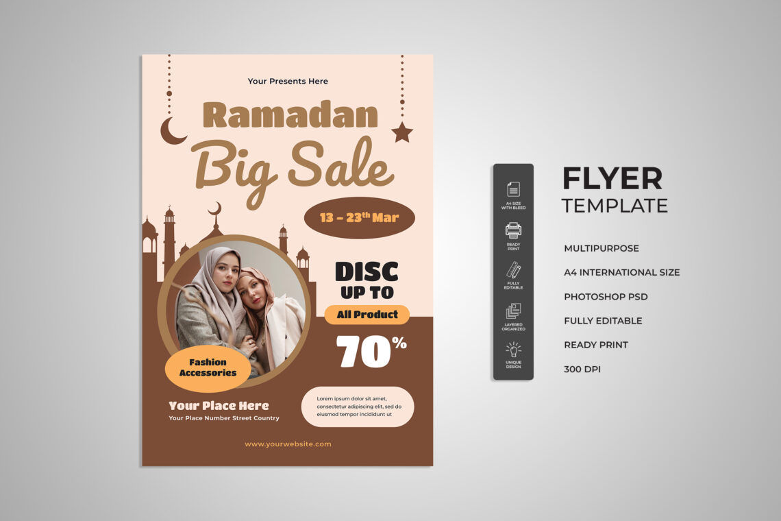 Ramadhan Big Sale Event Flyer