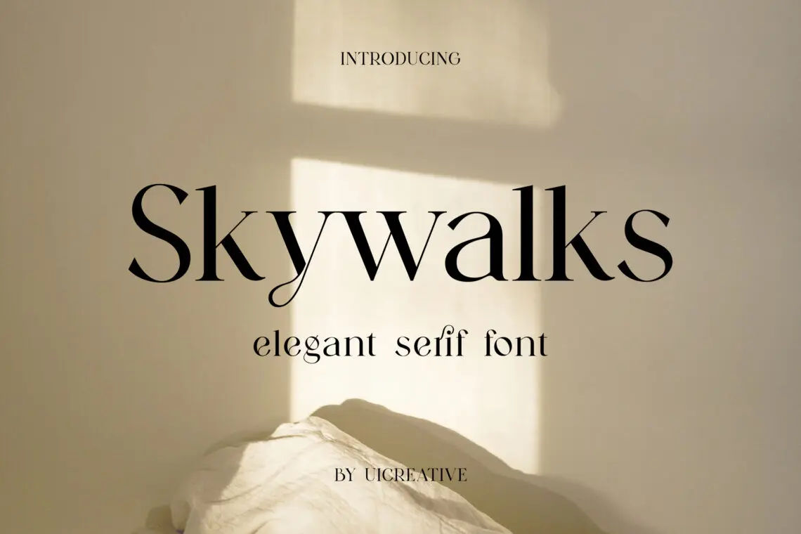 Skywalks Elegant Serif Font