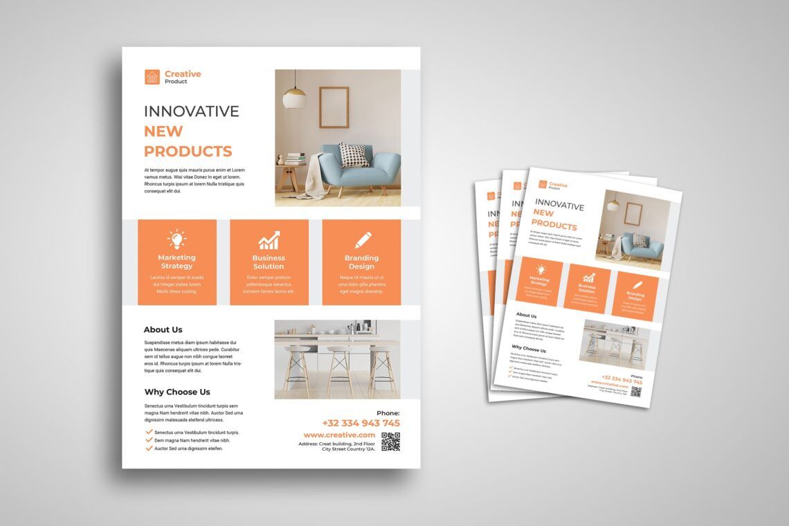  Flyer Template – Innovative Interior Product