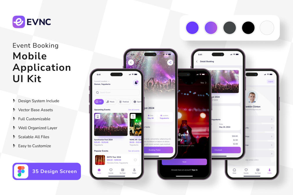 Preview Image Ui Kit Mobile App Event Booking 014