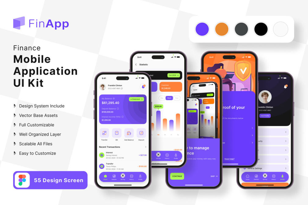 Preview Image Ui Kit Mobile App Finance 013