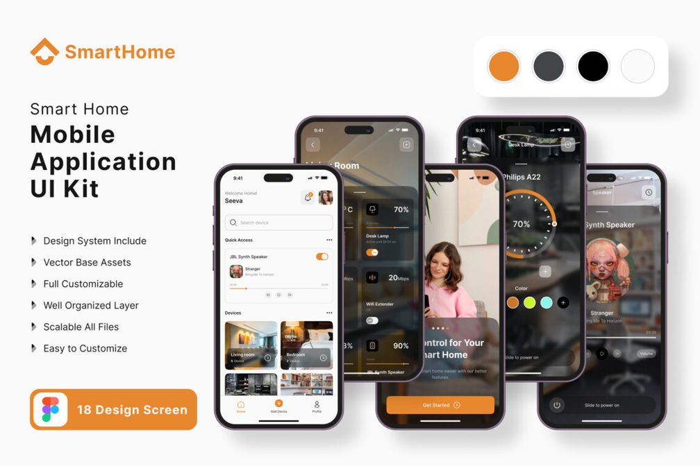 Preview Image Ui Kit Mobile App Smart Home 012
