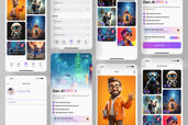 Supporting Preview Image Ui Kit Mobile App Ai Image Generator 002 3
