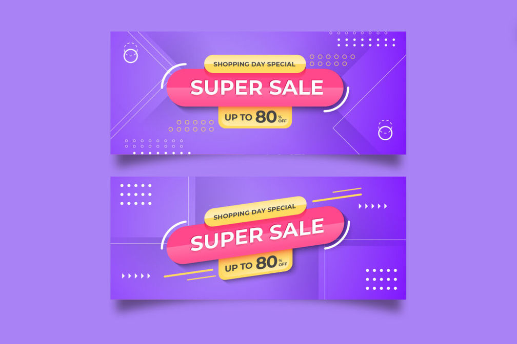 Banner Template Super Sale 2