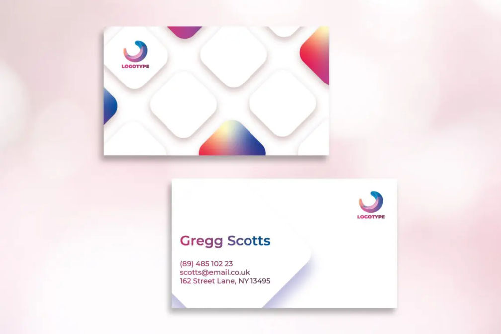 Business Card Clean Rectangular Templatejpg