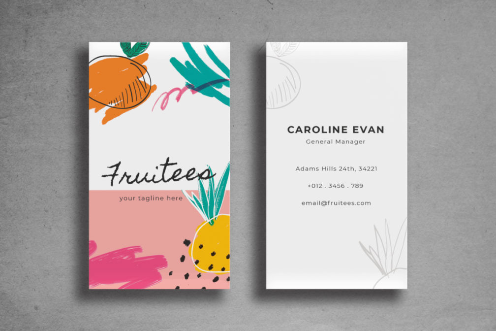 Business Card Fresh Templatepng