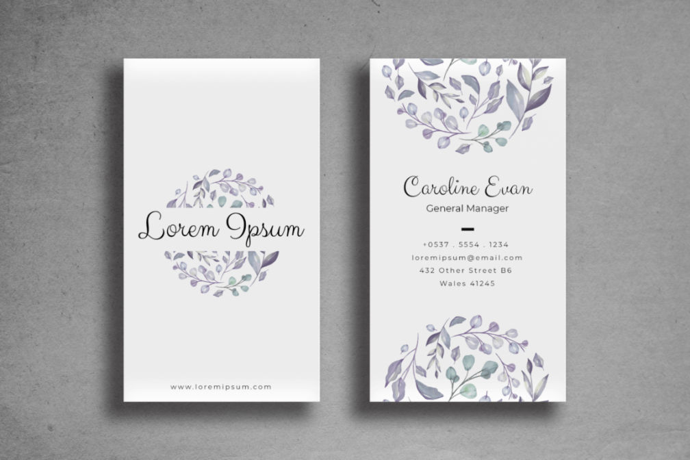 Business Card General Manager Profilepng