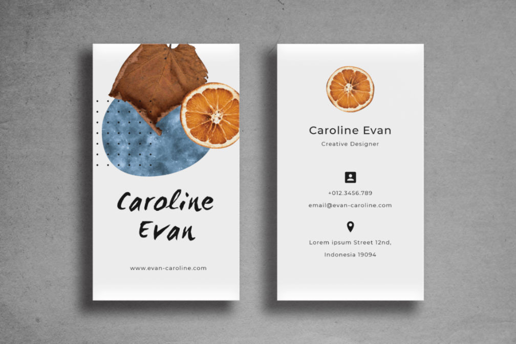 Business Card Gray Templatepng