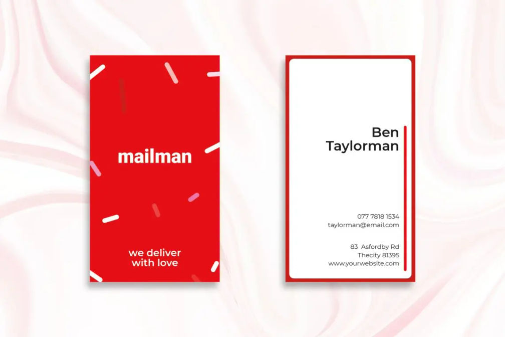 Business Card Mailman Identityjpg