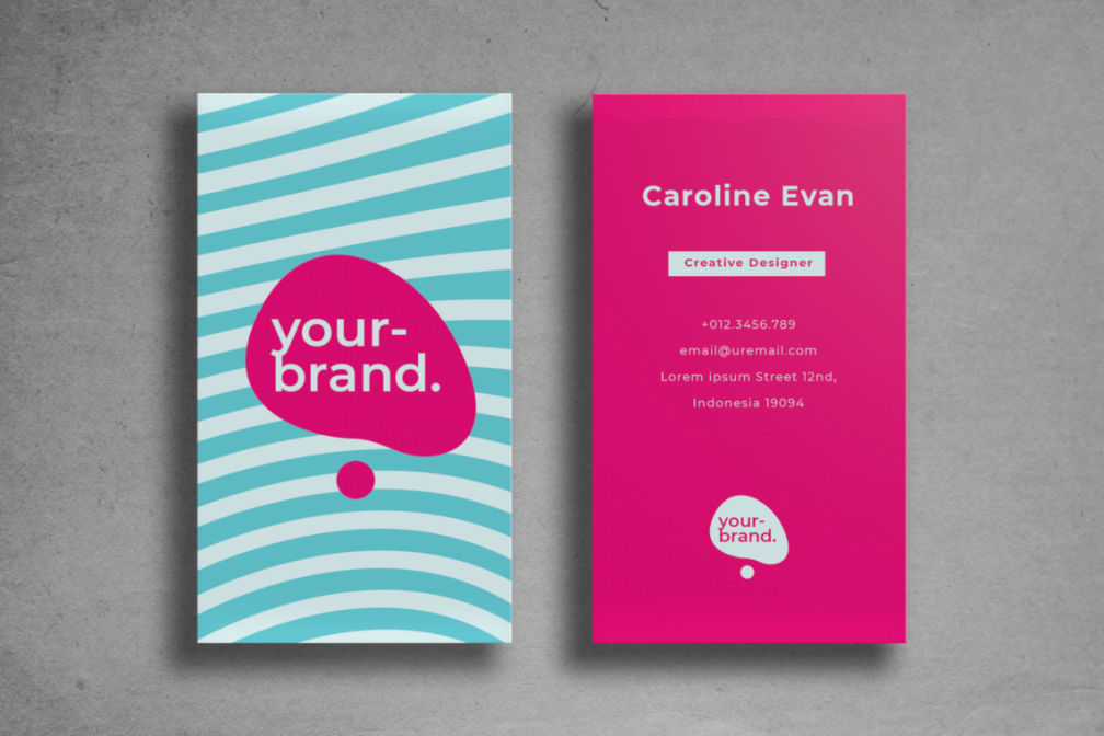 Business Card Soft Fresh Templatepng