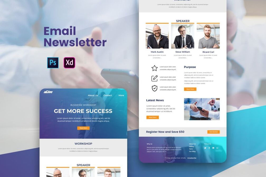 Business Workshop Email Newsletter