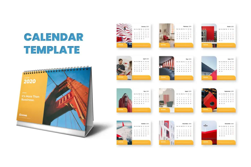 Calender Elegant Templatejpg