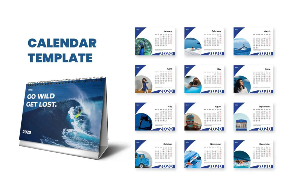 Calender Lifestyle Templatejpg