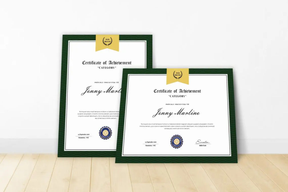 Certificate Brand Achievementsjpg