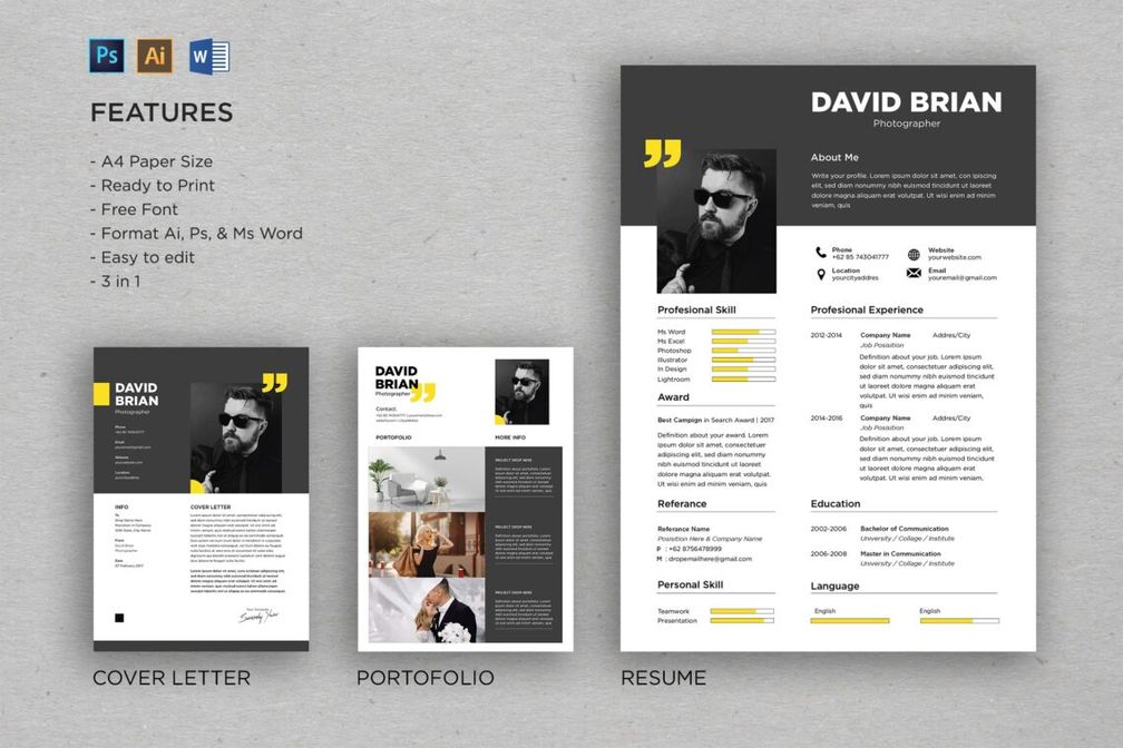 Cv Resume Photographer Profile