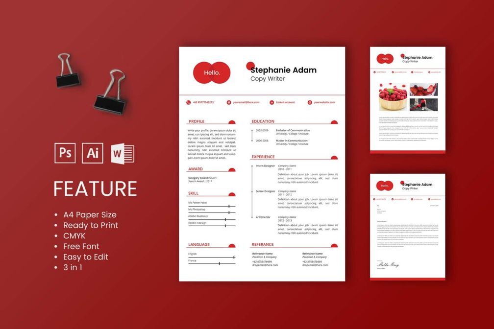 Cv Resume  Copywriter Profile 3
