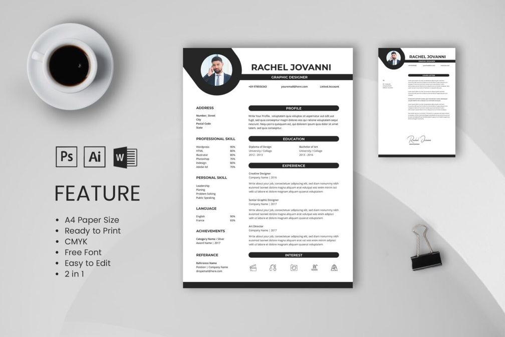 Cv Resume  Graphic Designer Profile 11