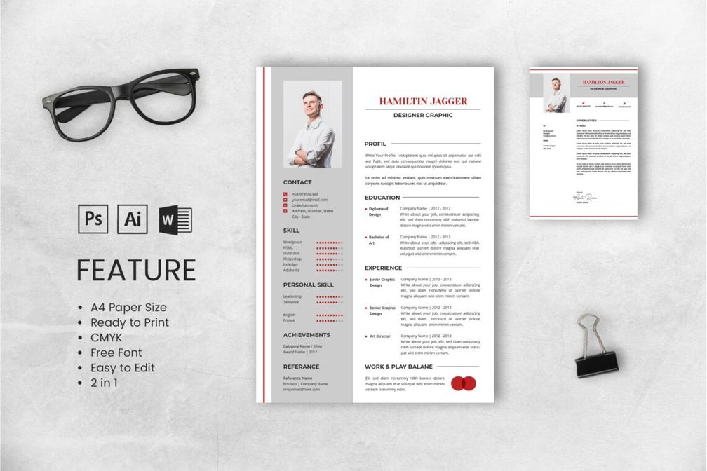 Cv Resume  Graphic Designer Profile 6
