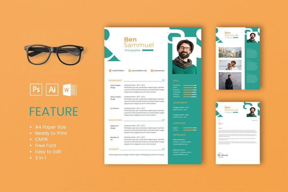 Cv Resume  Photographer Profile 4