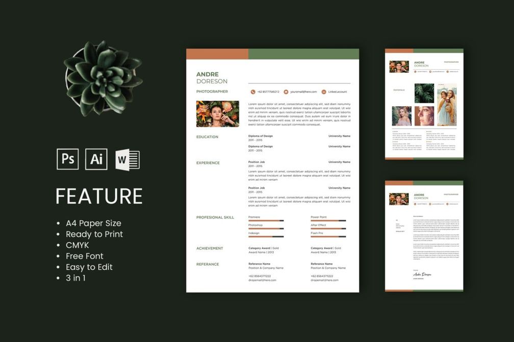 Cv Resume  Photographer Profile 5