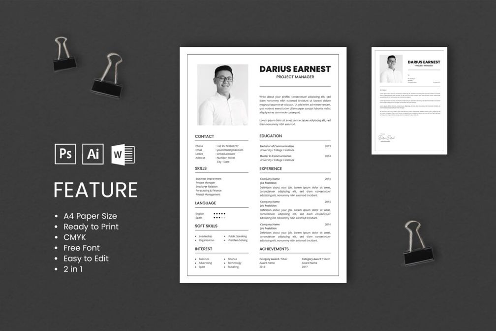 Cv Resume  Project Manager Profile 2