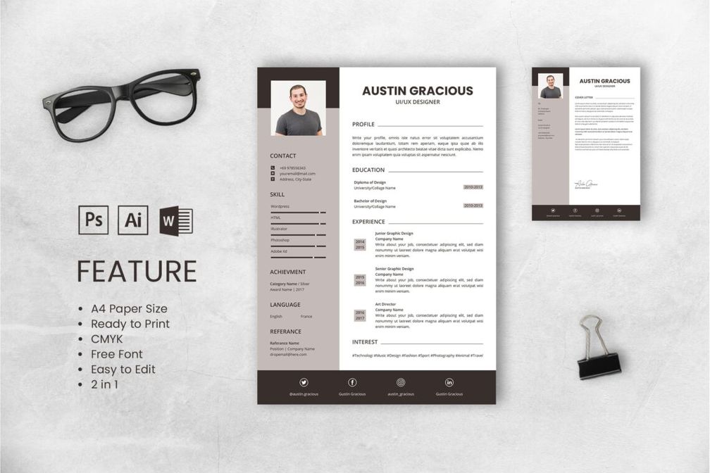 Cv Resume  Ui Ix Designer Profile 3