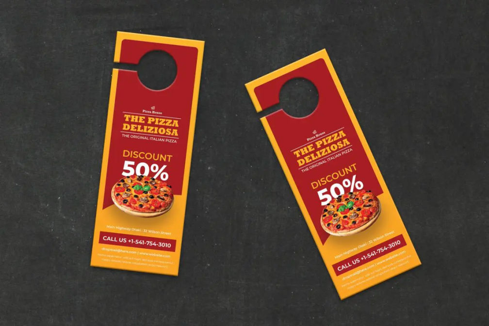 Door Hanger Pizza Discountjpg