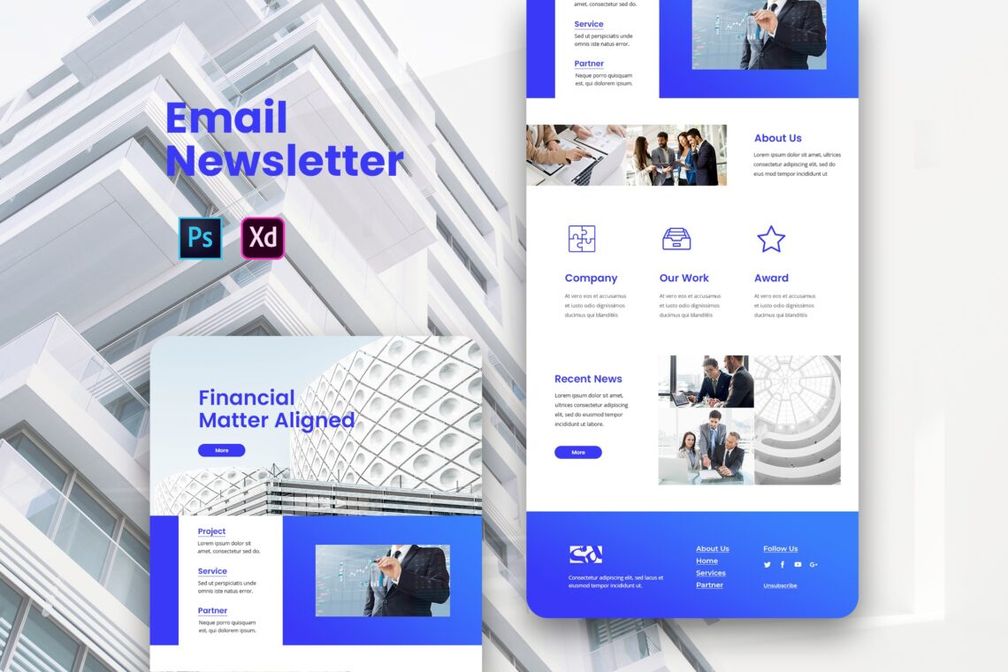Finance Project Email Newsletter