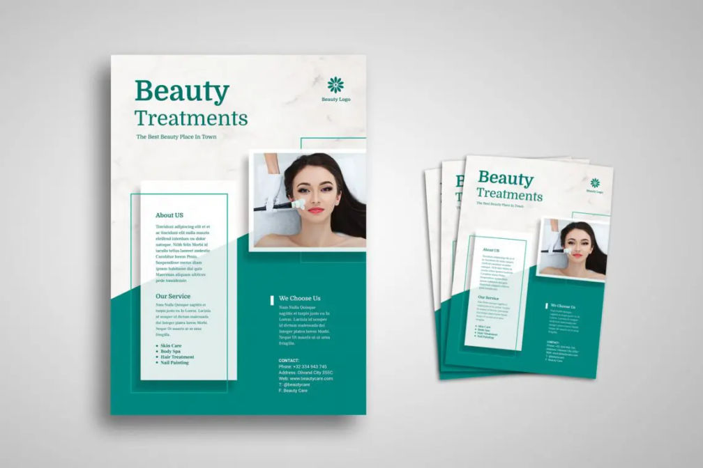 Flyer Template Beauty Treatments Servicejpg