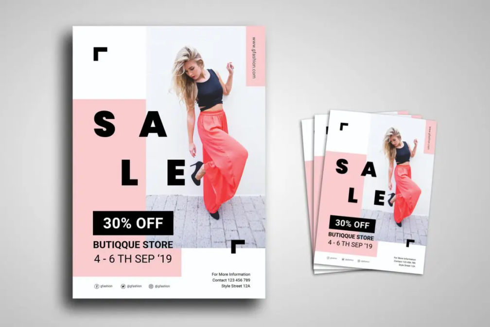 Flyer Template Boutique Storejpg