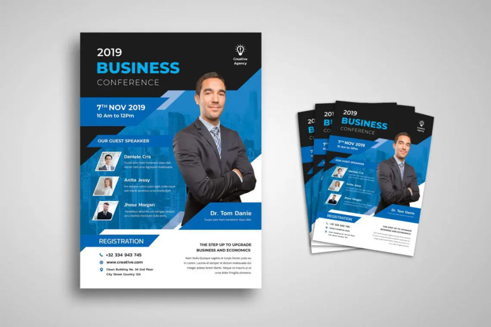 Flyer Template Business Economics Conferencejpg