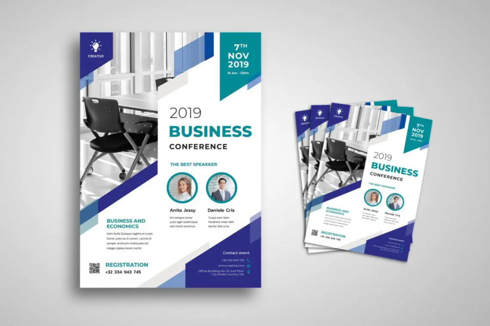 Flyer Template Business Speakerjpg