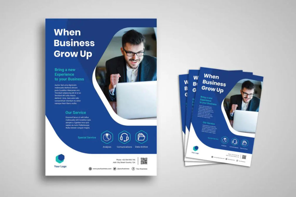 Flyer Template Bussines Growthjpg