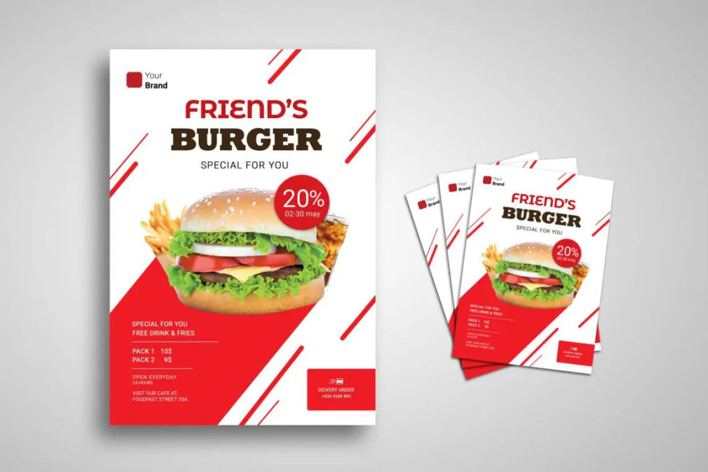 Flyer Template Delivery Foodjpg