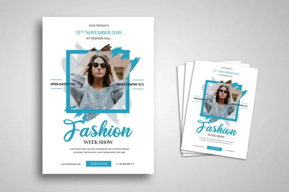 Flyer Template Fashion Week Showjpg