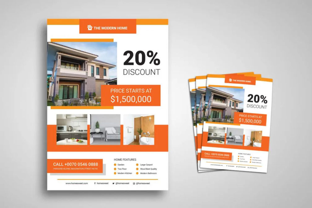 Flyer Template Future Home Stylejpg