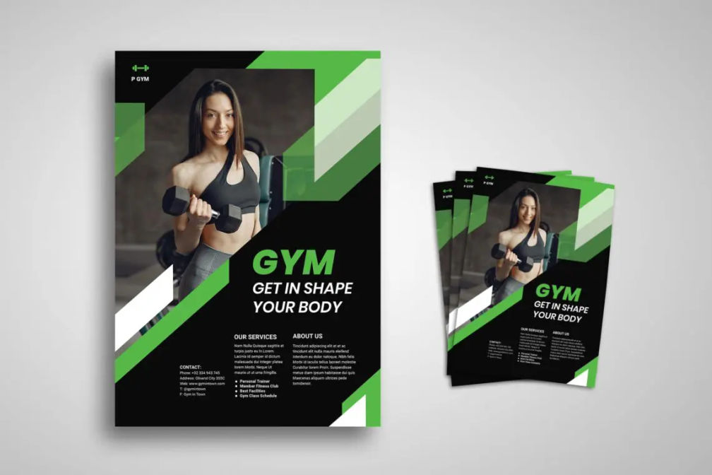 Flyer Template Gym Place Servicejpg
