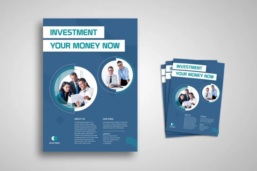 Flyer Template Investment Professional Servicejpg