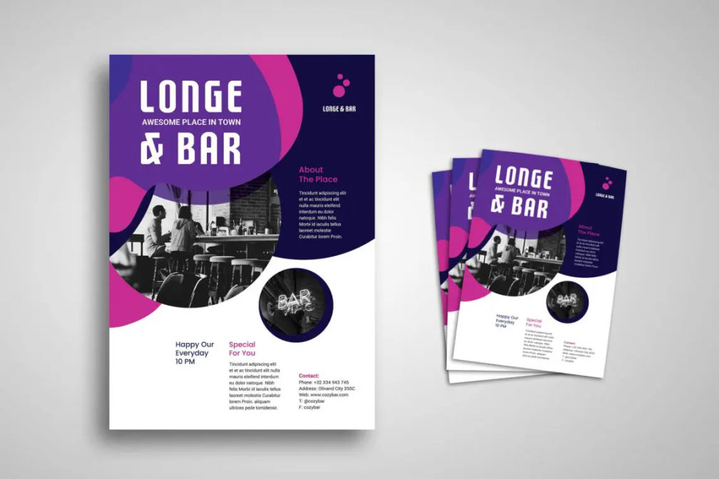 Flyer Template Lounge Barjpg