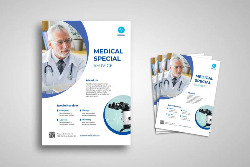 Flyer Template Medical Special Servicejpg